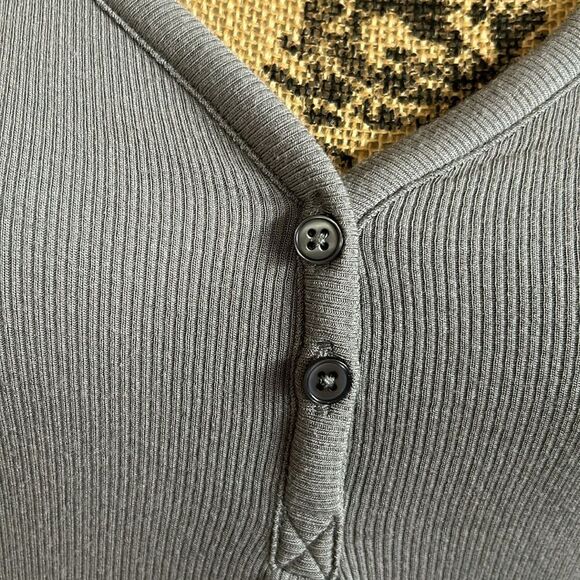 NWT ATM Anthony Thomas Melillo Modal Rib Knit Stretch Midi Dress in Snake size S - Picture 8 of 12